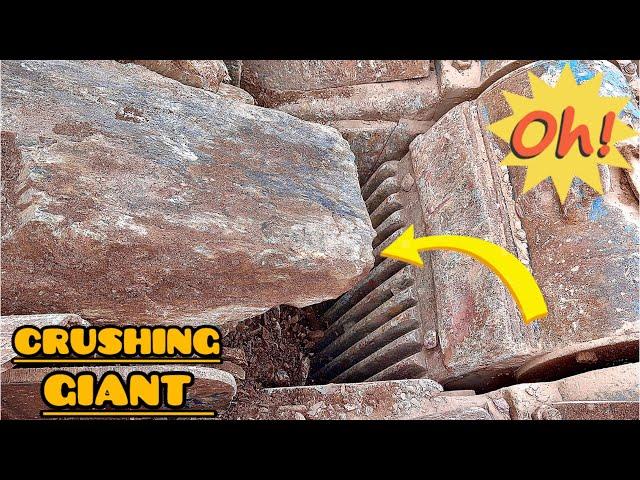 Super Satisfying Stone Crushing Process Massive Jaw Breaker Exclusive Crushing #asmrsounds#asmr