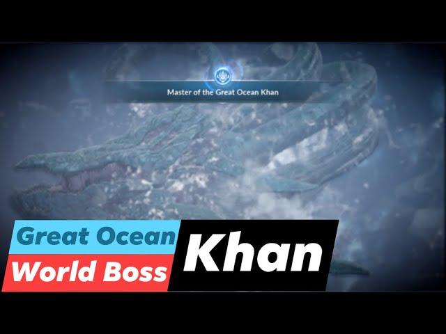 World Boss Khan in Great Ocean | Black Desert Mobile