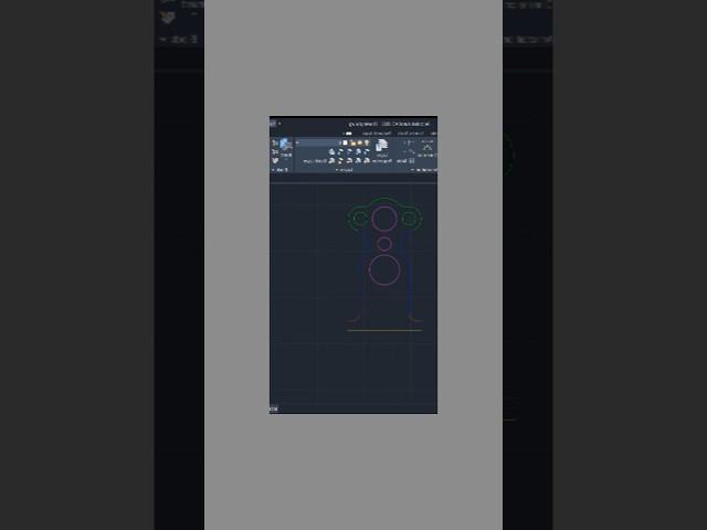 "AutoCAD Practice Project | Real Life Example!" # pavan # mechanical practice drawing..