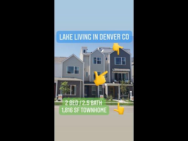 Lake Living New Construction 3 Story Townhome in Denver, CO I Starting at $799,900