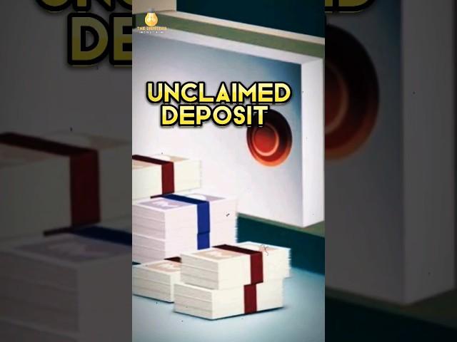 Unclaimed Deposit In Banks #insurance #unclaimedmoney #bank #banking #sbi  #shortsfeed #ytshorts