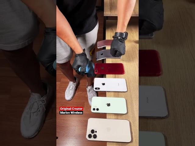 Which phone was stronger?  #test #break #phones #iphone