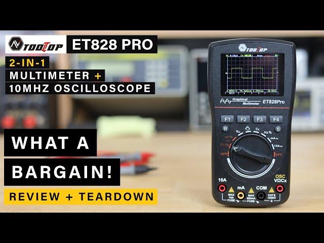 Tooltop ET828 PRO ⭐ Oscilloscope + Multimeter
