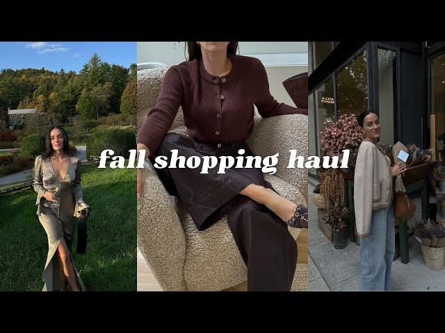 Fall Shopping + Try on Haul | 525 America, DISSH, Shona Joy, COS, Sezane, Canada Goose