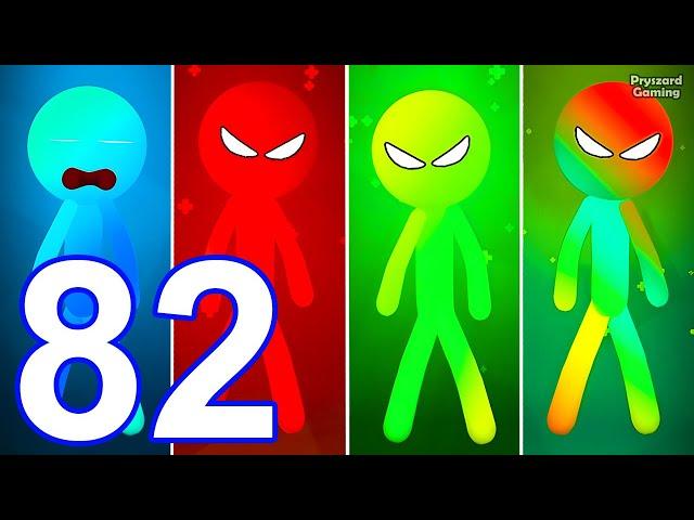 Stickman Party - Gameplay Part 82 Random Funny MiniGames, 1 2 3 4 Plyer Free New Update