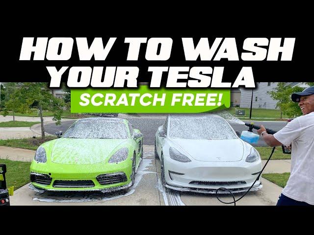 How To Wash Your Tesla THE RIGHT WAY