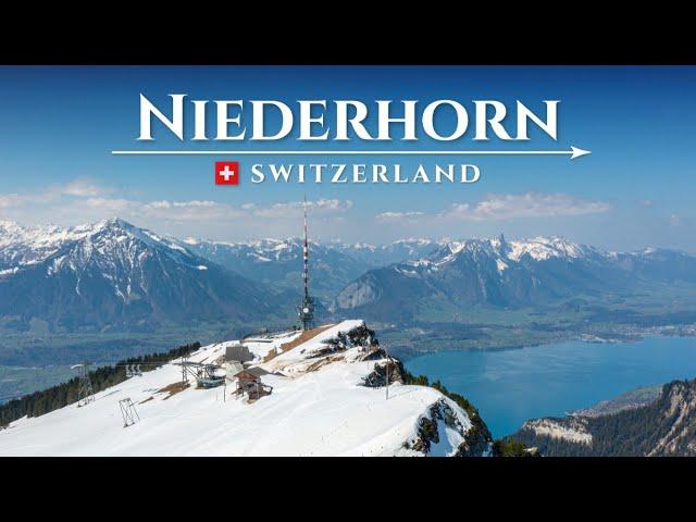 Niederhorn Beatenberg Interlaken SCHWEIZ: Perfekte nicht-touristische Alternative im Berner Oberland