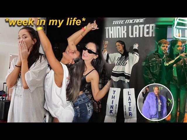 WEEK IN MY LIFE (meeting Rihanna, GRWM for Australia, Tates album release...)