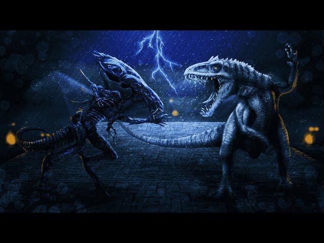 Queen Xenomorph VS Indominus Rex | Who Would Win