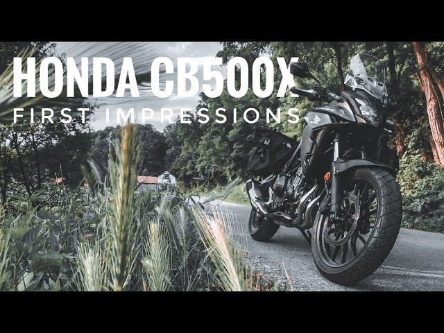 HONDA CB500X REVIEW 1st impressions