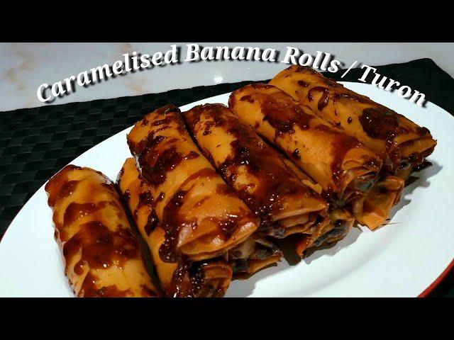 How to Make Super Crispy Caramelised Banana Rolls / Turon / Quick & Easy