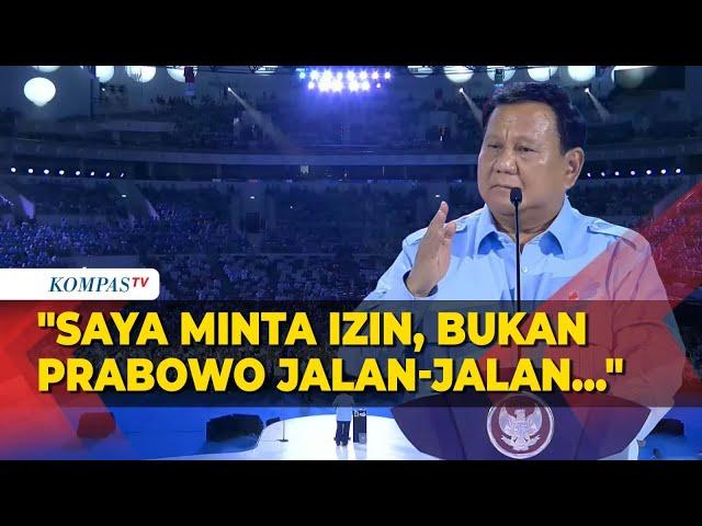 Prabowo Minta Izin ke Luar Negeri: Dua Kekuatan Besar Ngundang, Enggak Berani Saya Nolak!