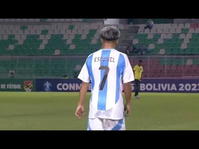 Felipe Esquivel vs Ecuador U16 (09/10/2024) Sudamericano Sub 15