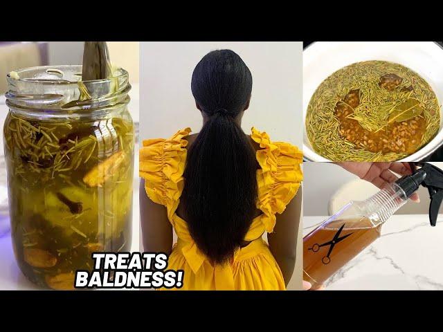 This Potent Hair Tea Will Regrow Your Hairline | Hair Loss Solution