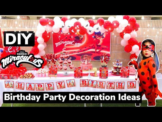 DIY Miraculous Ladybug Birthday Party Decoration Ideas