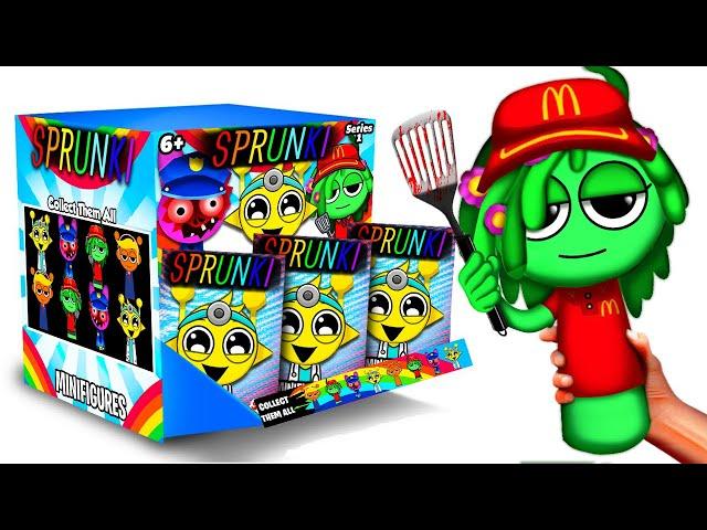 The LARGEST Sprunki JOB MYSTERY BOX! NEW MCDONALDS, DOCTOR SIMON, Wenda & GRAY Minifigures