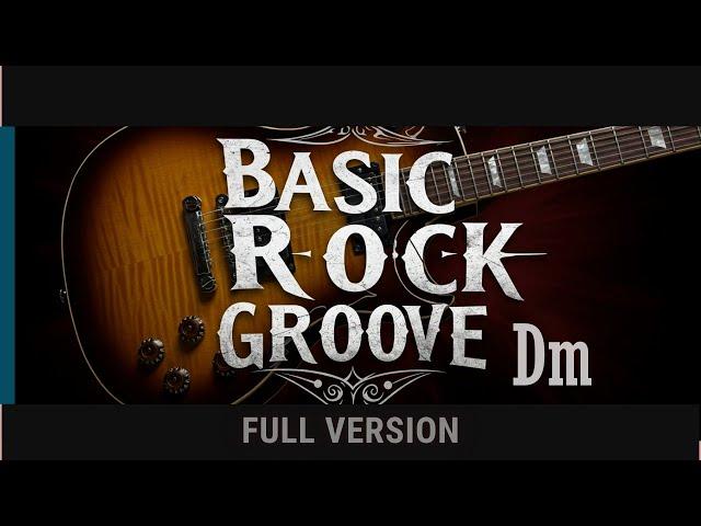 Basic Rock Groove - Dm | Full Version - Backing Track | 120bpm