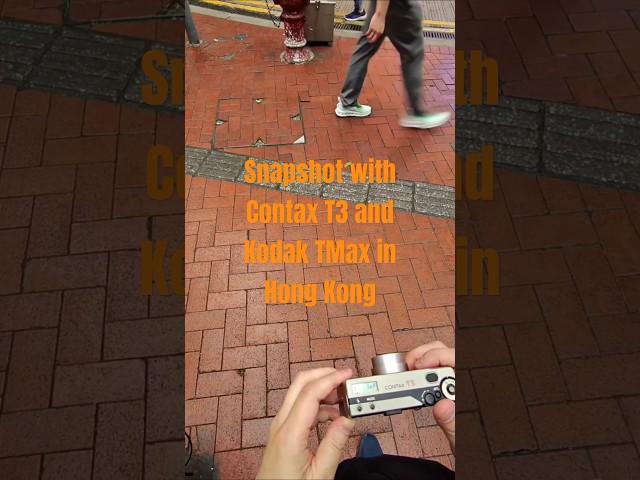 Snapping with Contax T3 and Kodak TMax in town #contaxt3 #contax #kodaktmax100 #kodak