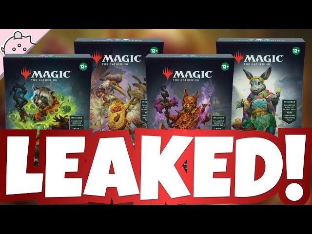 Bloomburrow Precons Leaked! | Bloomburrow Leaks & Spoilers | MTG