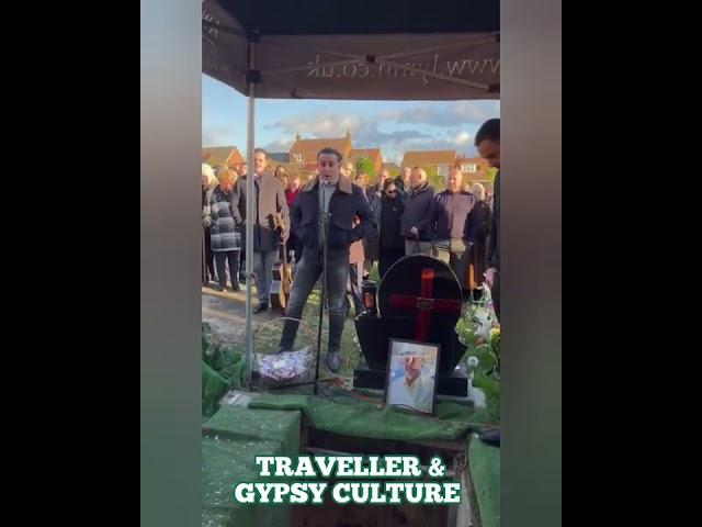 Traveller man Singing at funeral - (Relatable Traveller and Gypsy Culture)