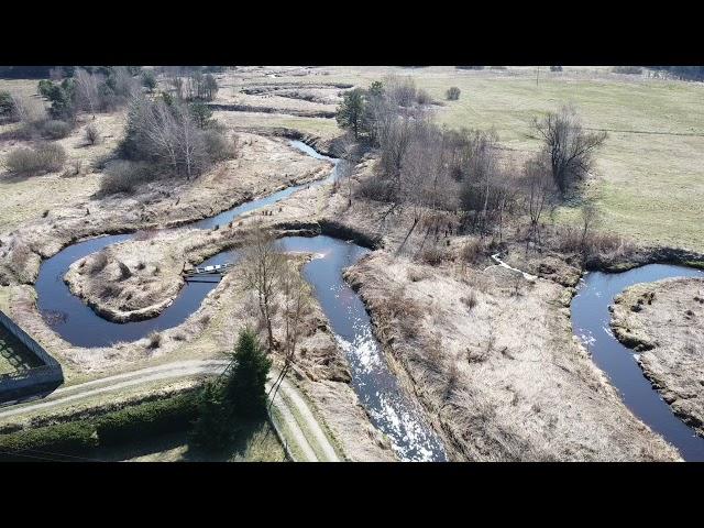 Biłgoraj - Meandry Czarnej Łady z drona