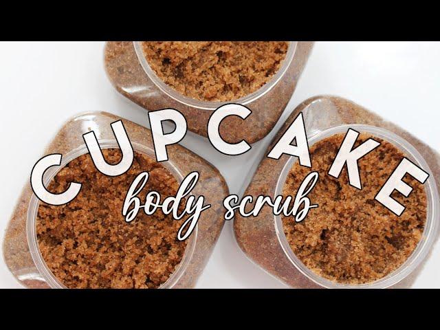 DIY Chocolate Cupcake Body Scrub; Best Smelling Scrub EVER!!!