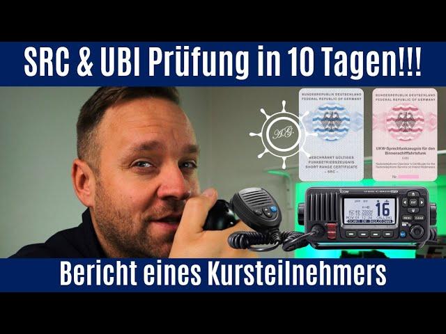 SRC & UBI Prüfung in 10 Tagen! Selbstversuch eines Kursteilnehmers. Funkschein mit dem Onlinekurs.