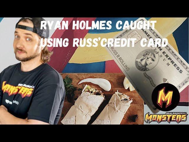 Ryan Holmes is caught using Russ’ Credit Card live on the air.