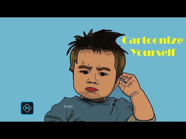 How To Cartoonize a Picture in Photoshop | Photoshop Tutorial | Easiest Way (6 Mint)