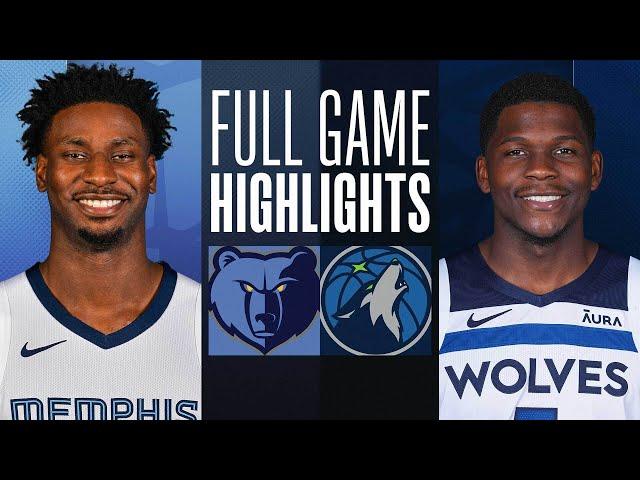 GRIZZLIES at TIMBERWOLVES | FULL GAME HIGHLIGHTS | February 28, 2024