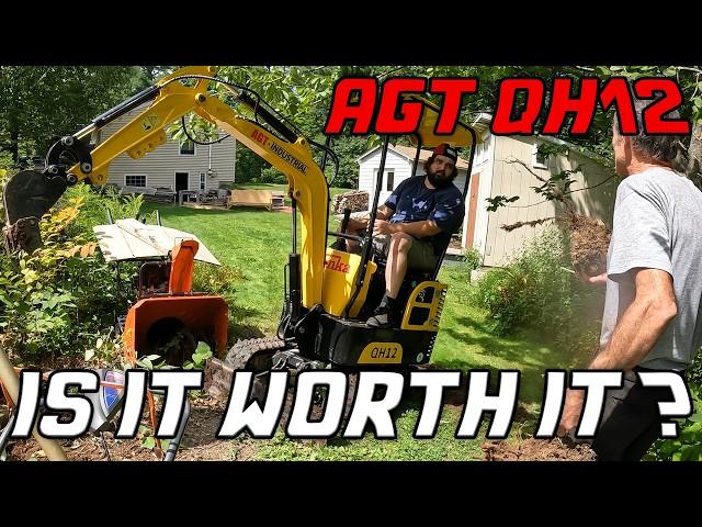 1-Month Mini Excavator AGT QH12 Test