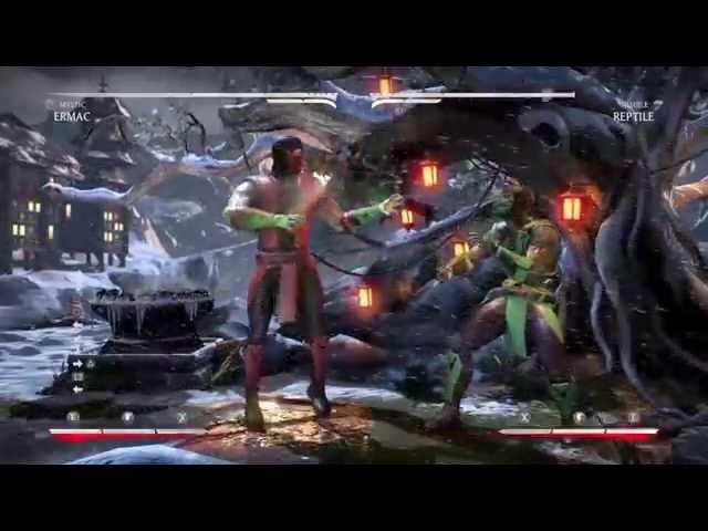 Mortal Kombat X: Ermac (Mystic) combos (34%-52%)