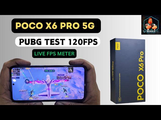 POCO X6 Pro 5G PUBG Test 120 FPS - Ultra Smooth Gameplay 