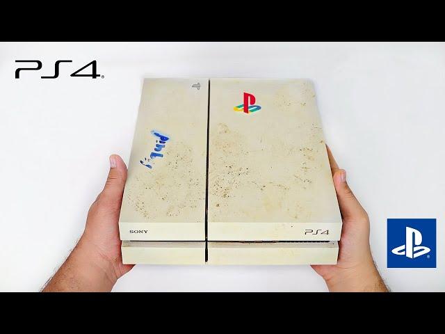 Restoration And Repair of The Extremely Dirty PlayStation 4 #asmr #ps4