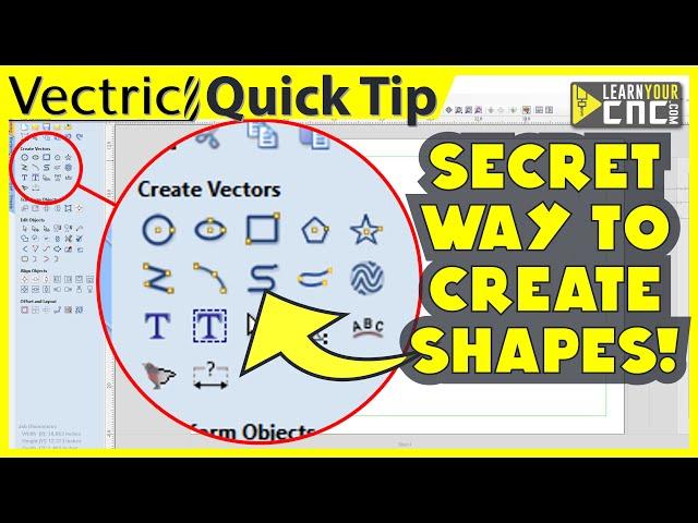 Easier way to create perfect shapes using formulas - VCarve, Aspire, & Cut2D Quick Tip