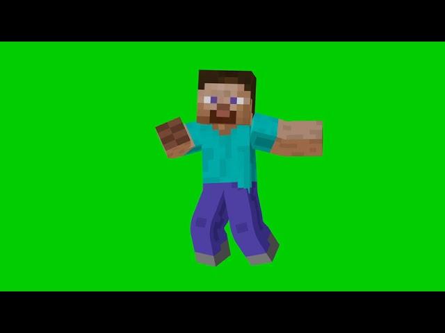 Minecraft's Steve Dancing