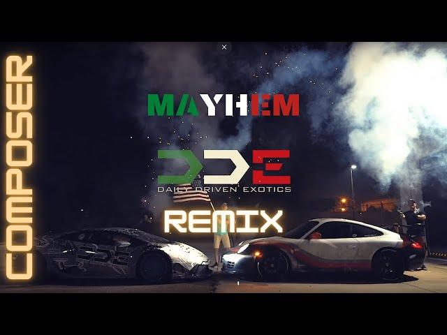 MAYHEM REMIX ( MUSIC BY COMPOSER ) l DAILY DRIVEN EXOTICS l CINIMATICS l SVJ l 488 LBW 5.1 SURROUND