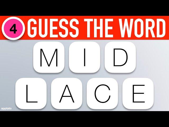 Scrambled Word Games Vol. 4 - Guess the Word Game (7 Letter Words)