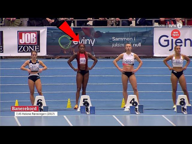 OMG Greatest 60M history Elaine Thompson herah destroyed the feild