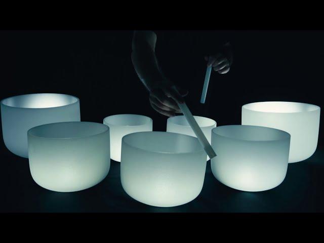 Crystal Singing Bowls ️ Sound Bath for DEEP SLEEP (432 Hz)