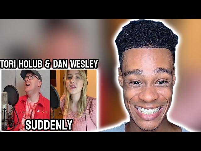 Suddenly By Tori Holub & Dan Wesley (Olivia Newton-John & Cliff Richard Cover) | REACTION