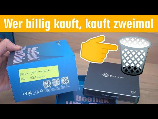 Wer billig kauft - kauft zweimal ️ Beelink Mini PC - kein Bild mehr nach Bios Update