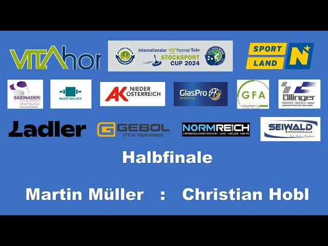 Solo Stocksport Cup 2024, Halbfinale Herren, Müller gegen Hobl