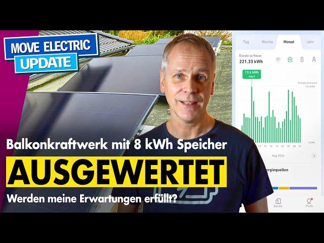 Auswertung Juli-August der Anker Solix Solarbank 2 Pro - Balkonkraftwerk mit 8 kWh Speicher