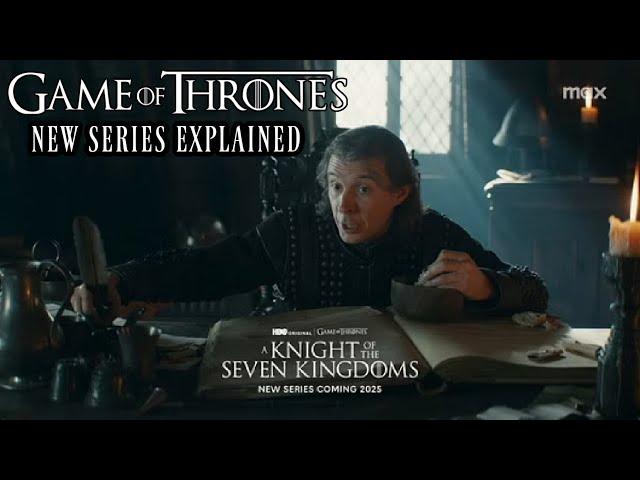 This will be super good!  A Knight of the Seven Kingdoms: The Hedge Knight New Game of Thrones Show