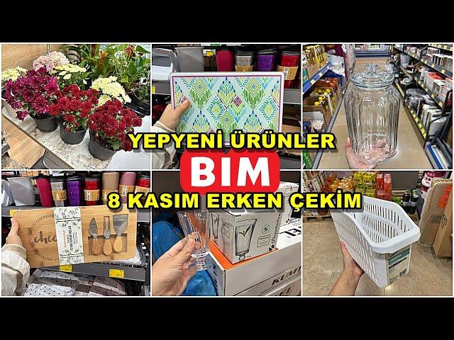 BİM'E YENİ GELEN ÜRÜNLER/8 KASIM ERKEN ÇEKİM/BİM AKTÜEL BU HAFTA KAÇMAZ/DOLU DOLU BİM/ YOK YOK