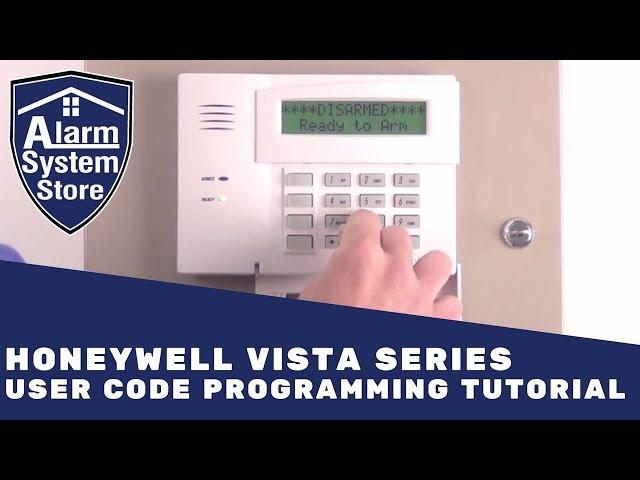 Alarm System Store Tech Video - Honeywell Vista User Code Programming