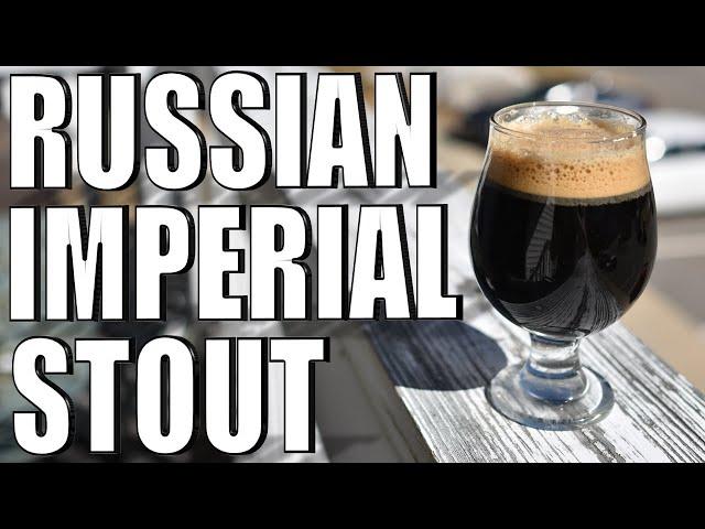 Brewing a RUSSIAN IMPERIAL STOUT in a BLIZZARD | DOUBLE MASHING | Brew BIG BEERS on Small Systems