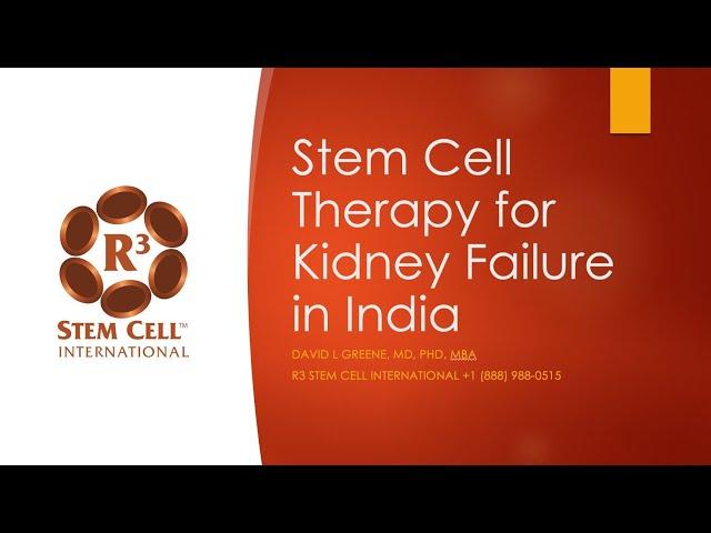 Stem Cell Therapy for Kidney Failure India - New Delhi, Mumbai