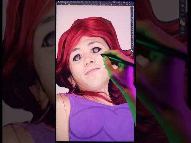 Transforming into Teen Titans Raven and Starfire  ft. Ethan Becker